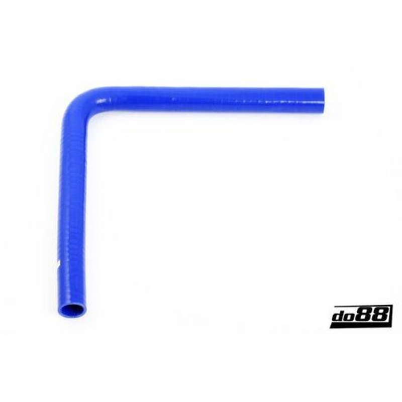 Silicone Hose Blue 90 degree long leg  1” (25mm)