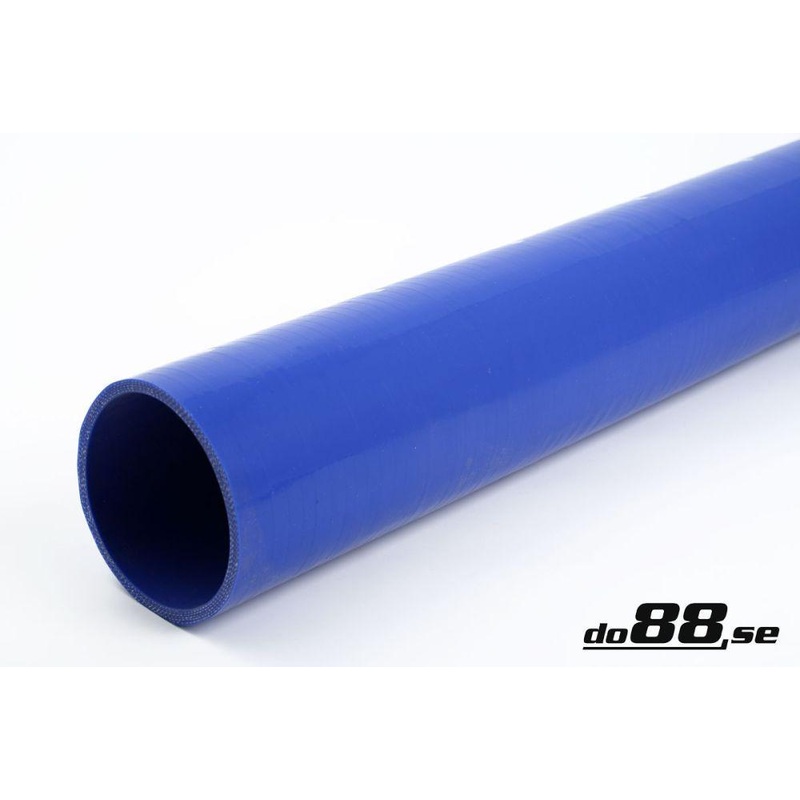 Silicone Hose Blue straight length 4,5” (114mm)