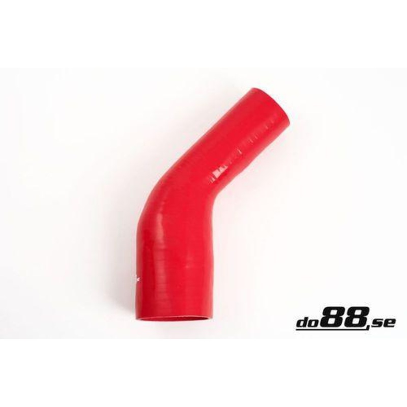 Silicone Hose Red 45 degree 2,375 – 3” (60 – 76mm)