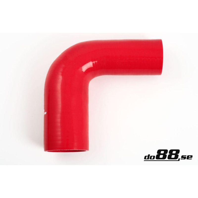 Silicone Hose Red 90 degree 2 – 3” (51 – 76mm)