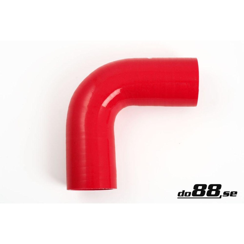 Silicone Hose Red 90 degree 2,375” (60mm)