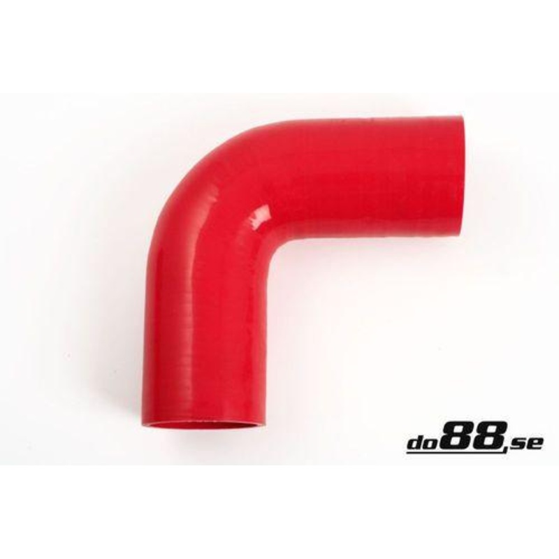 Silicone Hose Red 90 degree 3” (76mm)