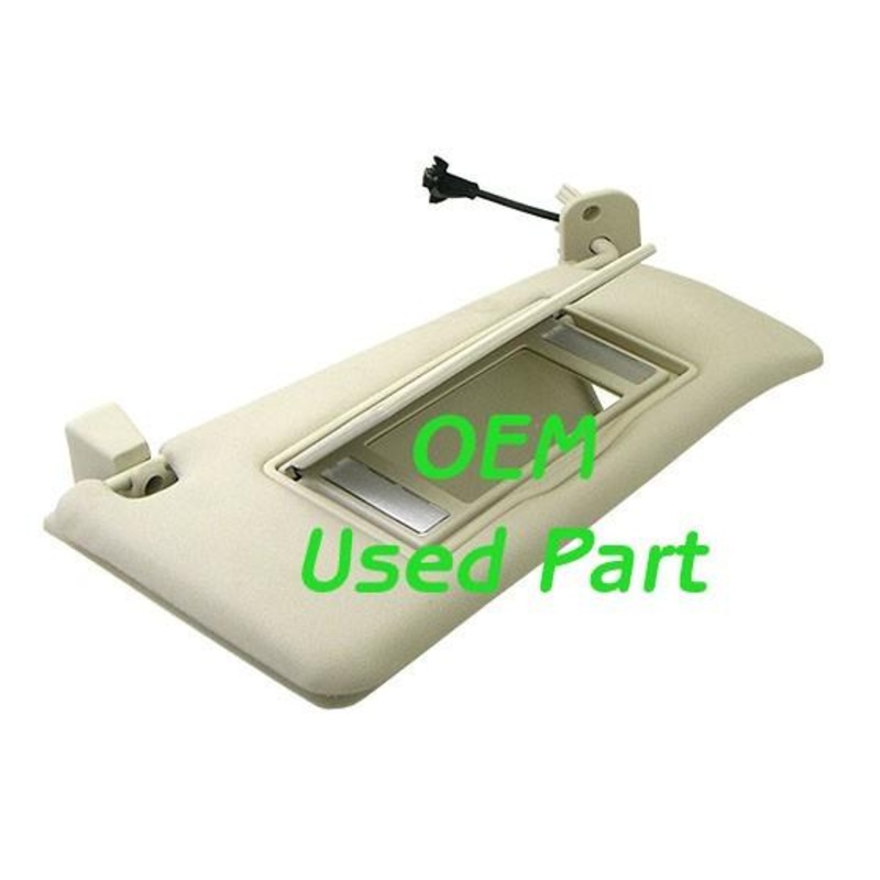Sunvisor Complete with Mirror & Light RH Passenger Side OEM USED