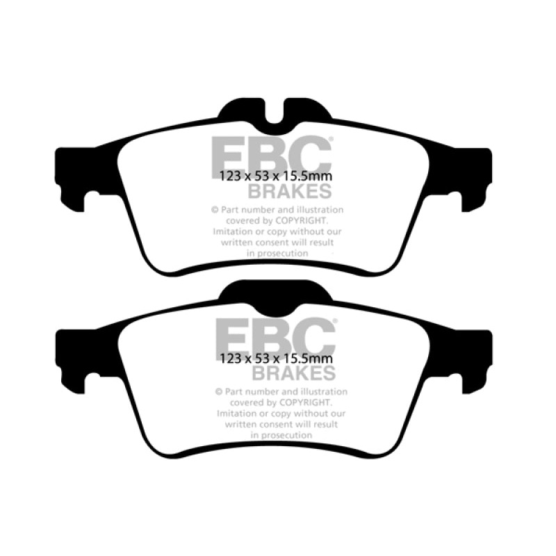 EBC 08-10 Chevrolet Cobalt 2.0 Turbo (SS) Greenstuff Rear Brake Pads