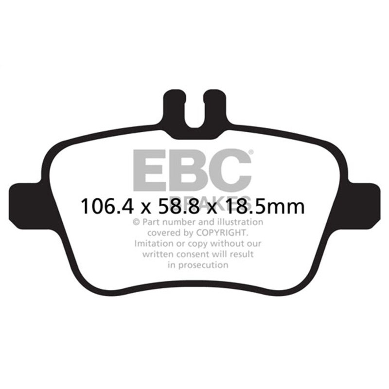 EBC 13+ Mercedes-Benz CLA250 2.0 Turbo Ultimax2 Rear Brake Pads