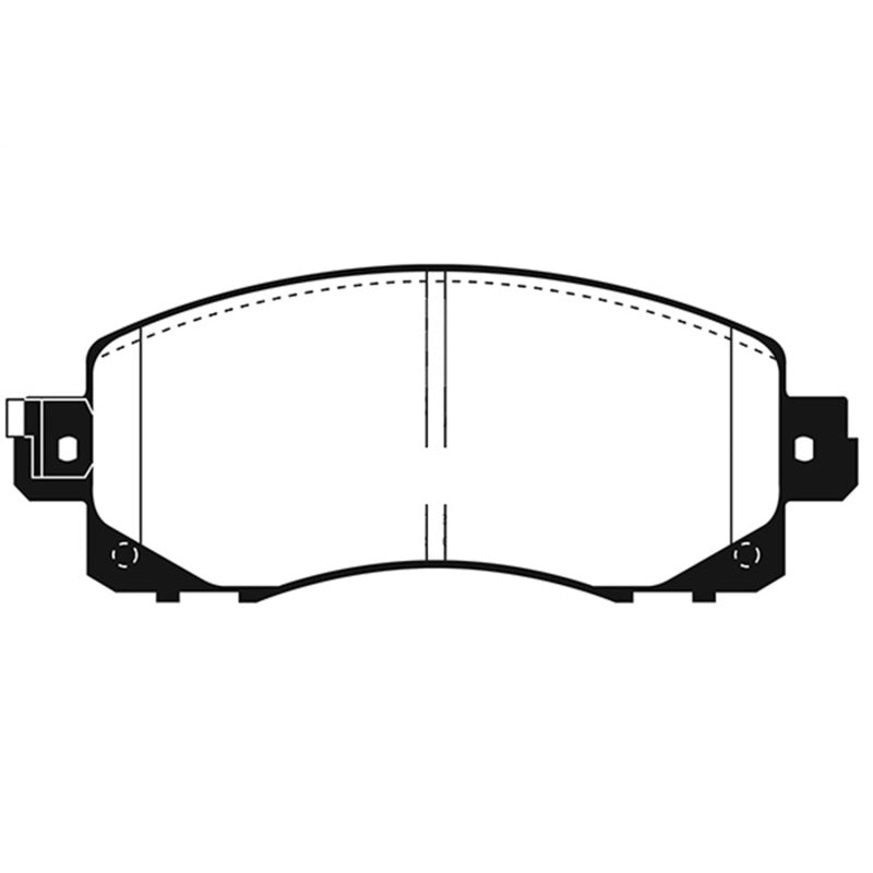 EBC 2018+ Subaru Crosstrek Greenstuff Front Brake Pads
