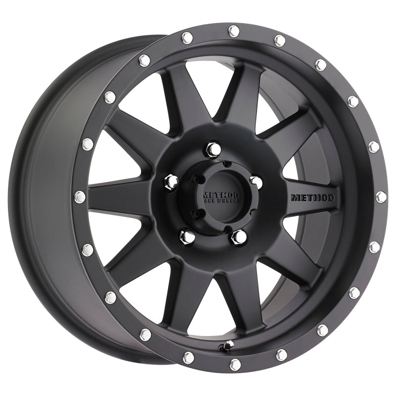 Method MR301 The Standard 17×9 -12mm Offset 5×5 94mm CB Matte Black Wheel