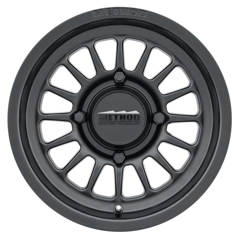 Method MR411 Bead Grip 15×7 / 5+2/38mm Offset / 4×136 / 106.25mm CB Matte Black Wheel