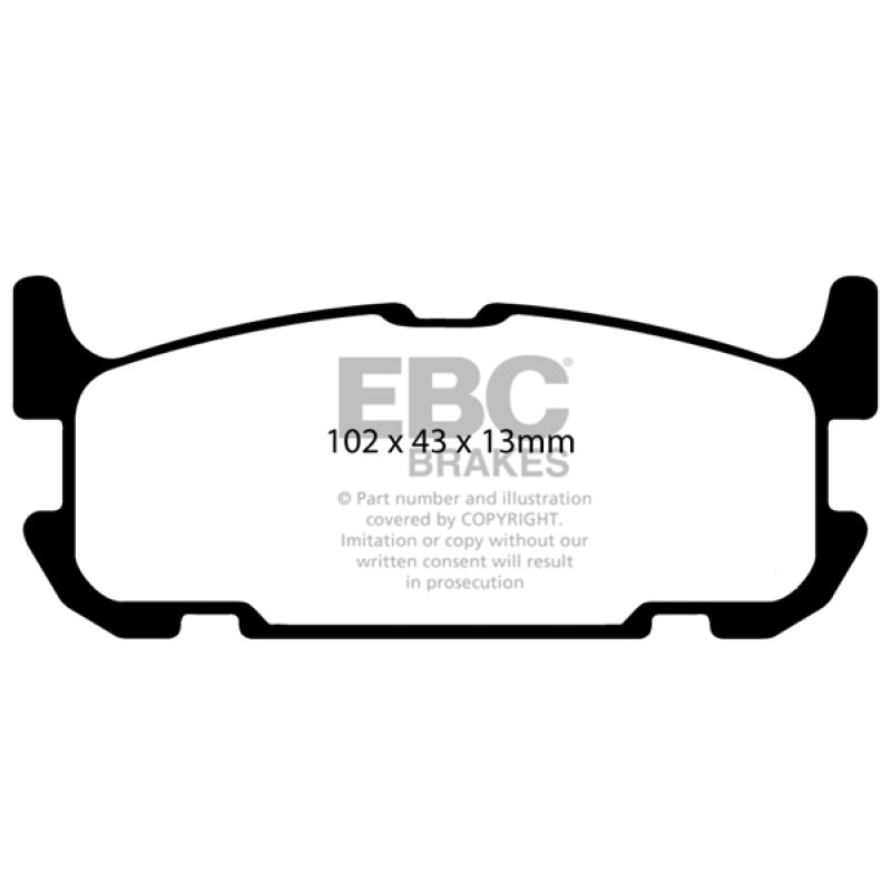 EBC 04-05 Mazda Miata MX5 1.8 (Sports Suspension) Yellowstuff Rear Brake Pads
