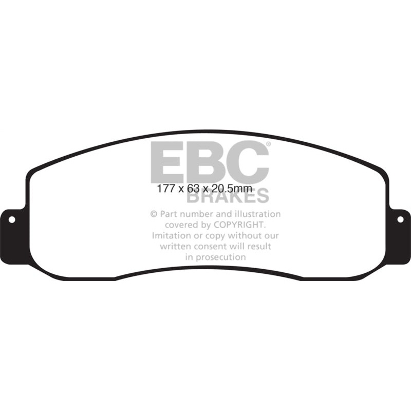 EBC 05-07 Ford F250 (inc Super Duty) 5.4 (2WD) Extra Duty Front Brake Pads