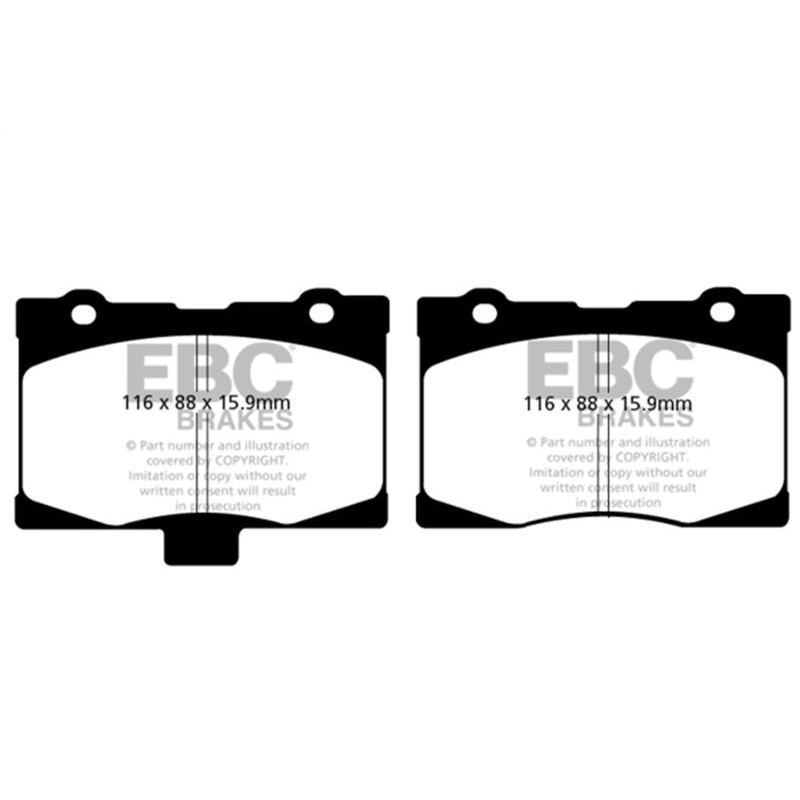EBC 05-08 Acura RL 3.5 Redstuff Front Brake Pads