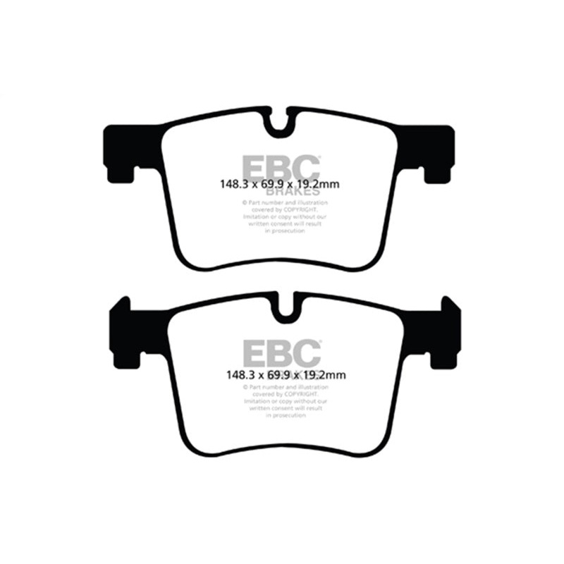 EBC 11+ BMW X3 2.0 Turbo (F25) Yellowstuff Front Brake Pads