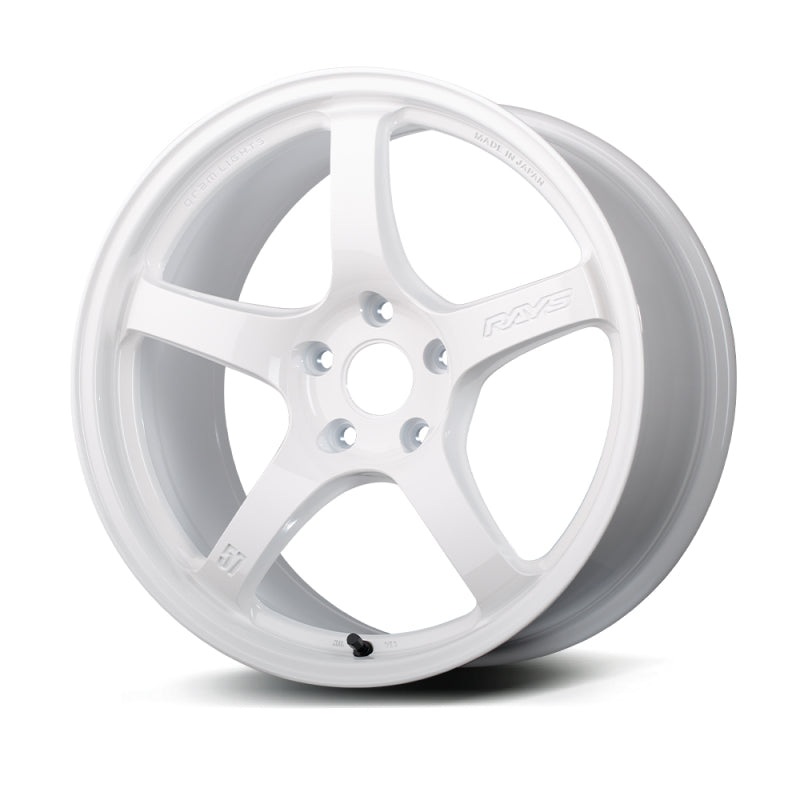 Gram Lights 57CR 18×9.5 +38 5×100 Ceramic White Pearl Wheel