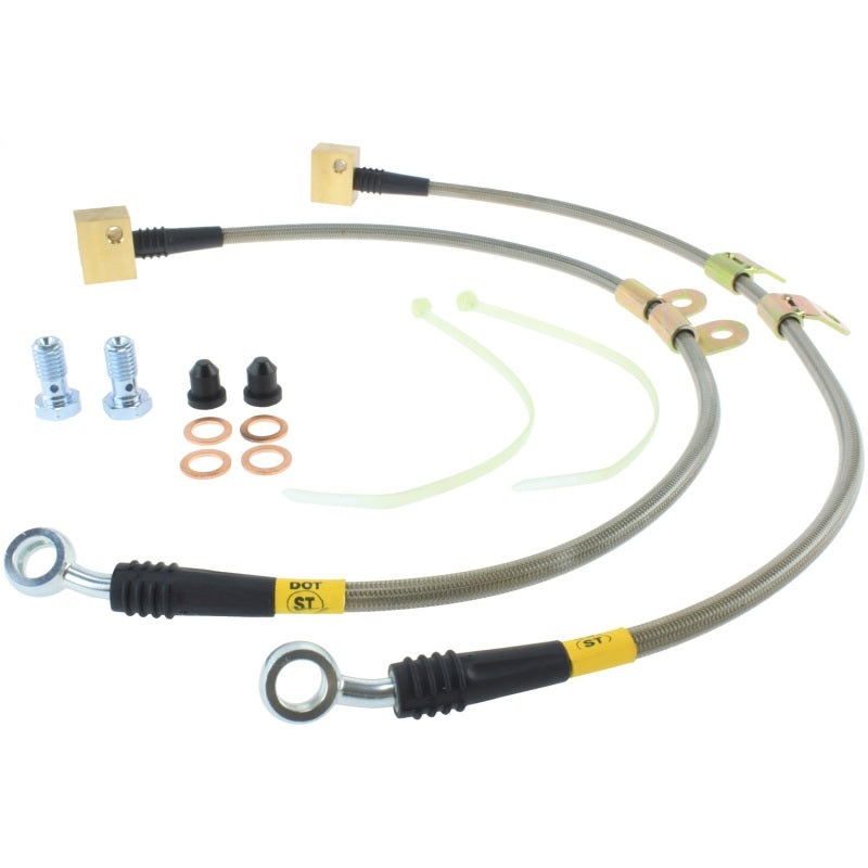 StopTech 06-09 Chevy Trailblazer Stainless Steel Front Brake Lines