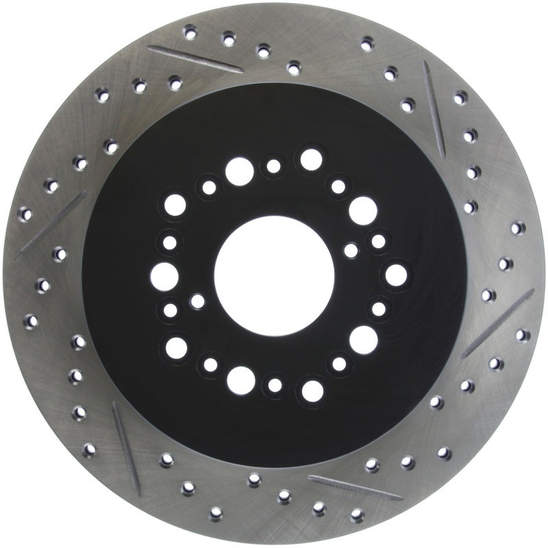 StopTech Power Slot 93-97 Lexus GS Series/95-00 LS400/92-00 SC400 Rear Left Drilled & Slotted Rotor