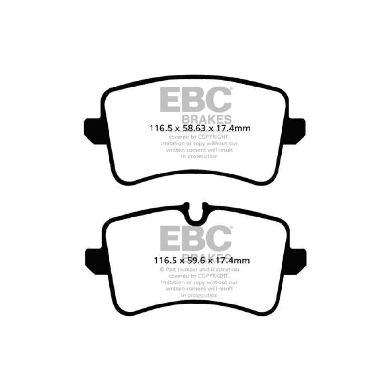 EBC 11 Audi A6 2.0 Turbo Greenstuff Rear Brake Pads