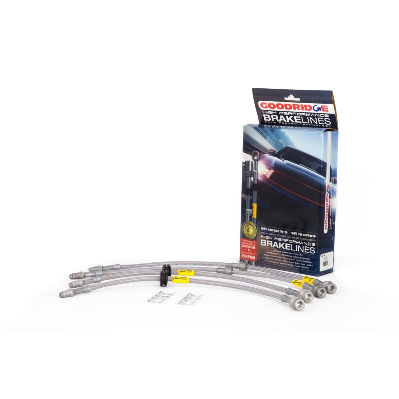 Goodridge 04-13 Mazda 3/Mazdaspeed3 Stainless Steel Brake Line Kit