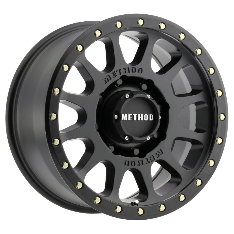 Method MR305 NV HD 17×8.5 0mm Offset 8×180 130.81mm CB Matte Black Wheel