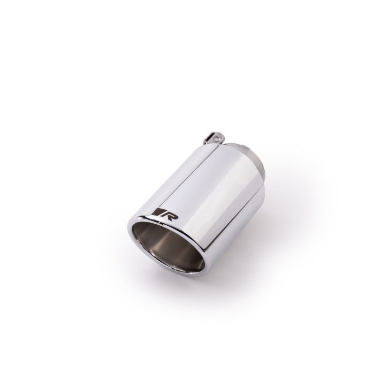 Remus Stainless Steel 102mm Angled Rolled Edge Chrome w/Adjustable Clamp Tail Pipe (Single)