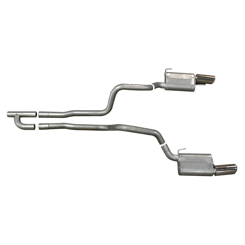 Gibson 05-10 Ford Mustang Base 4.0L 2.5in Cat-Back Dual Exhaust – Aluminized