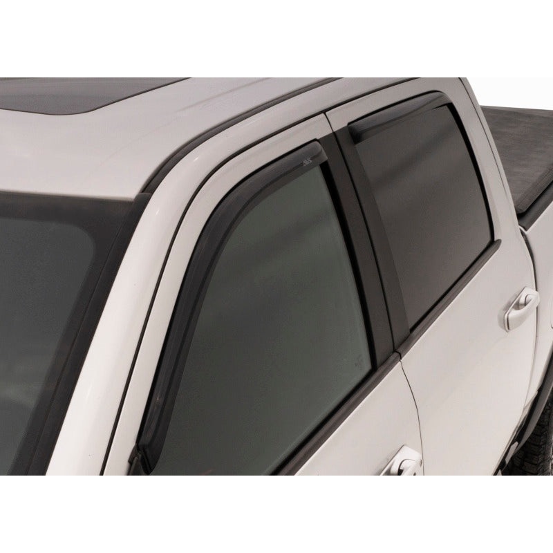 AVS 99-16 Ford F-250 Supercrew Ventvisor In-Channel Front & Rear Window Deflectors 4pc – Smoke
