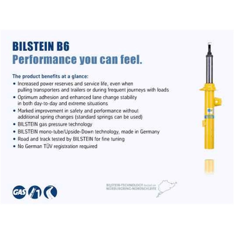 Bilstein B6 93-07 Freightliner X-Line XCS/XCR/XCM/XCF/XCL Monotube Shock Absorber