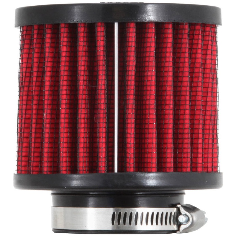K&N 1.5in Flange ID x 3in OD x 2.5in H Rubber Base Crankcase Vent Filter