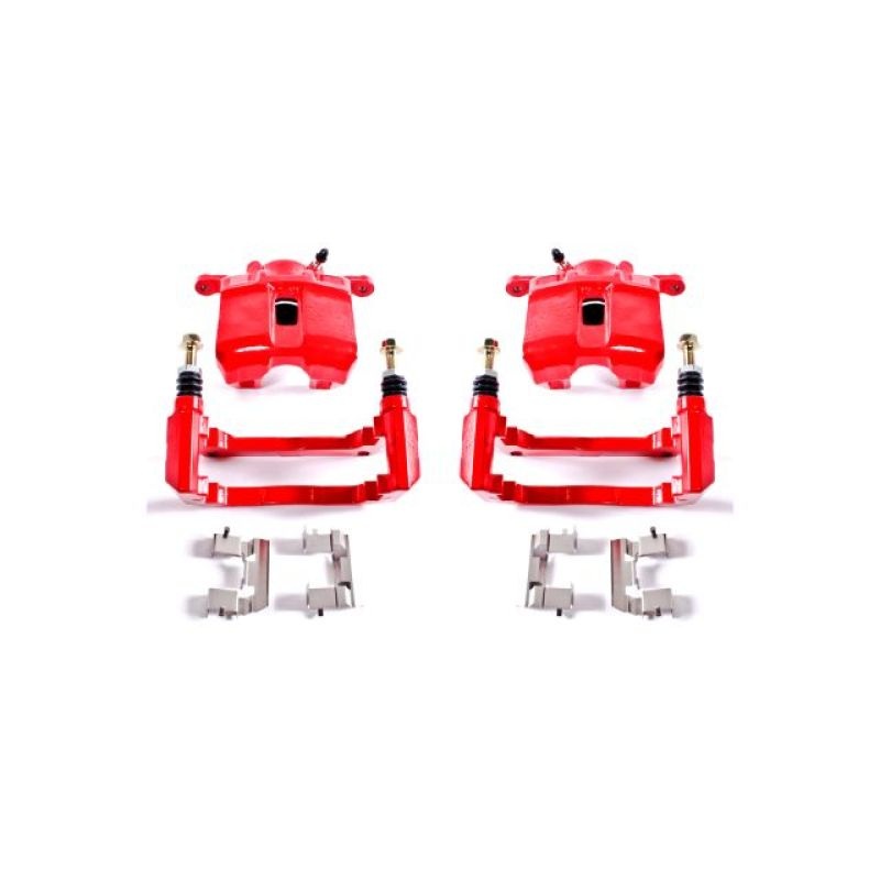Power Stop 01-03 Acura CL Front Red Calipers w/Brackets – Pair