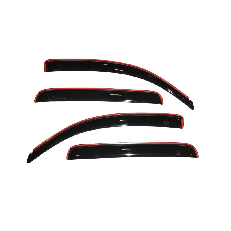 AVS 05-15 Toyota Tacoma Double Cab Ventvisor In-Channel Front & Rear Window Deflectors 4pc – Smoke