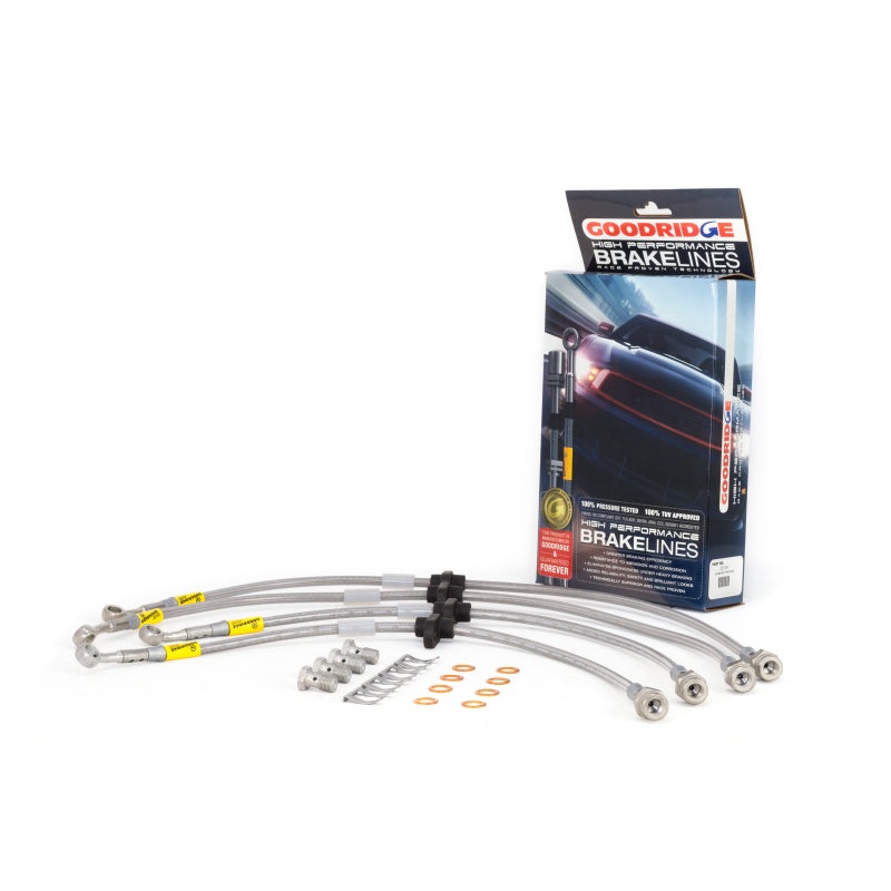 Goodridge 02-06 Acura RSX Type S Stainless Steel Brake Line Kit
