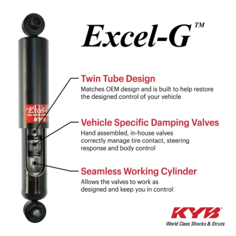 KYB 14-16 Acura MDX / 17-20 Acura MDX Base/SH-AWD / 16-22 Honda Pilot Excel-G Strut – Rear