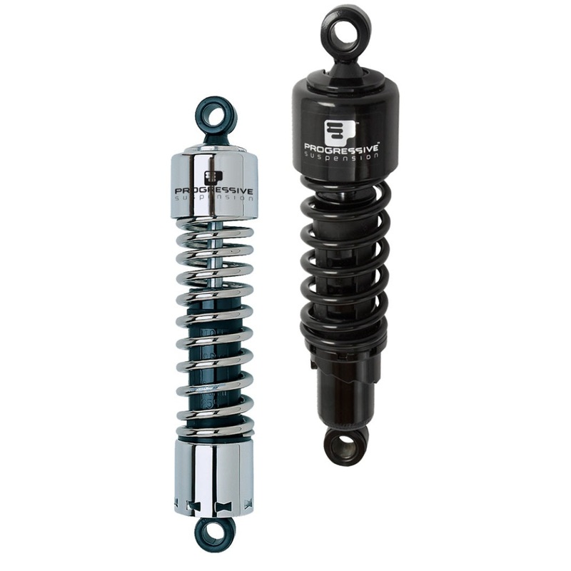 Progressive Harley 412 Series Shocks 12.0in – Black