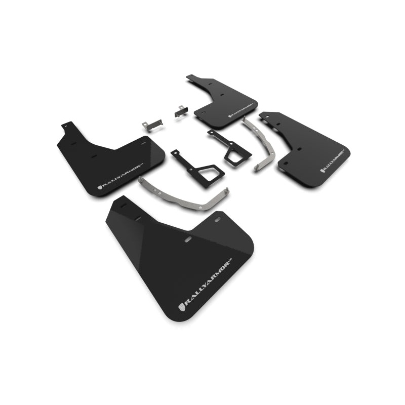 Rally Armor 2025 Hyundai Ioniq 5 XRT Black Mud Flap White Logo