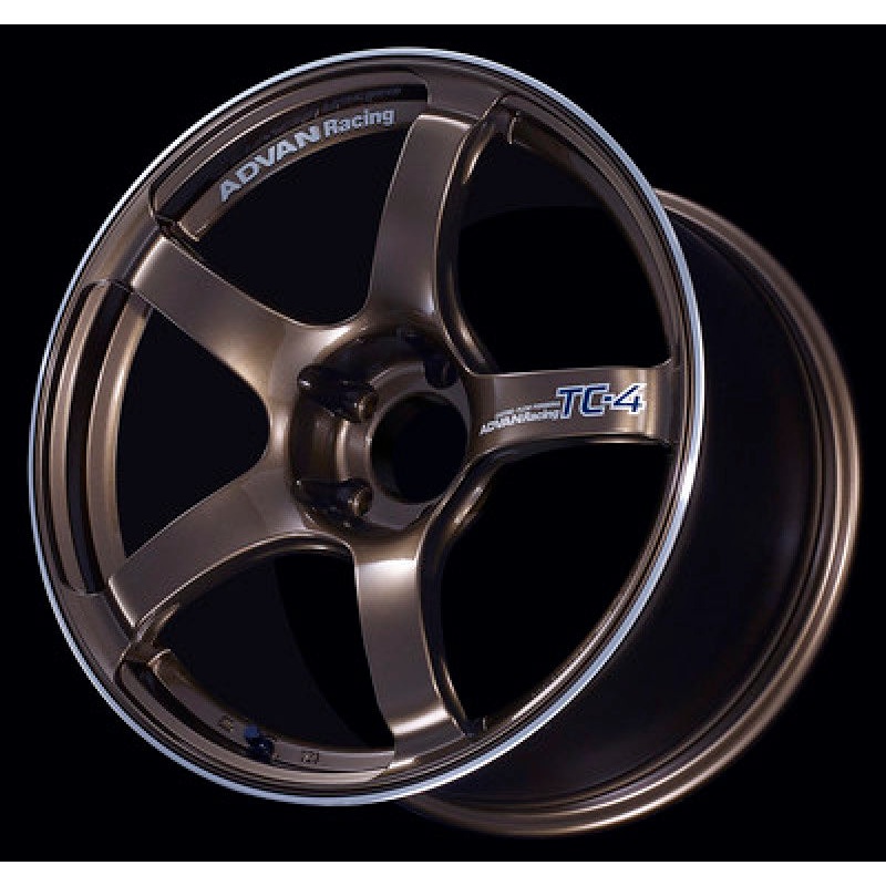 Advan TC4 15×6.0 +45 4-100 Umber Bronze Metallic & Ring Wheel