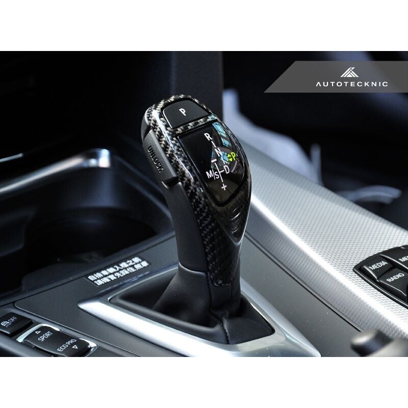 AutoTecknic Carbon Fiber Gear Selector Cover – BMW (Sport Automatic Transmission Equipped Only)
