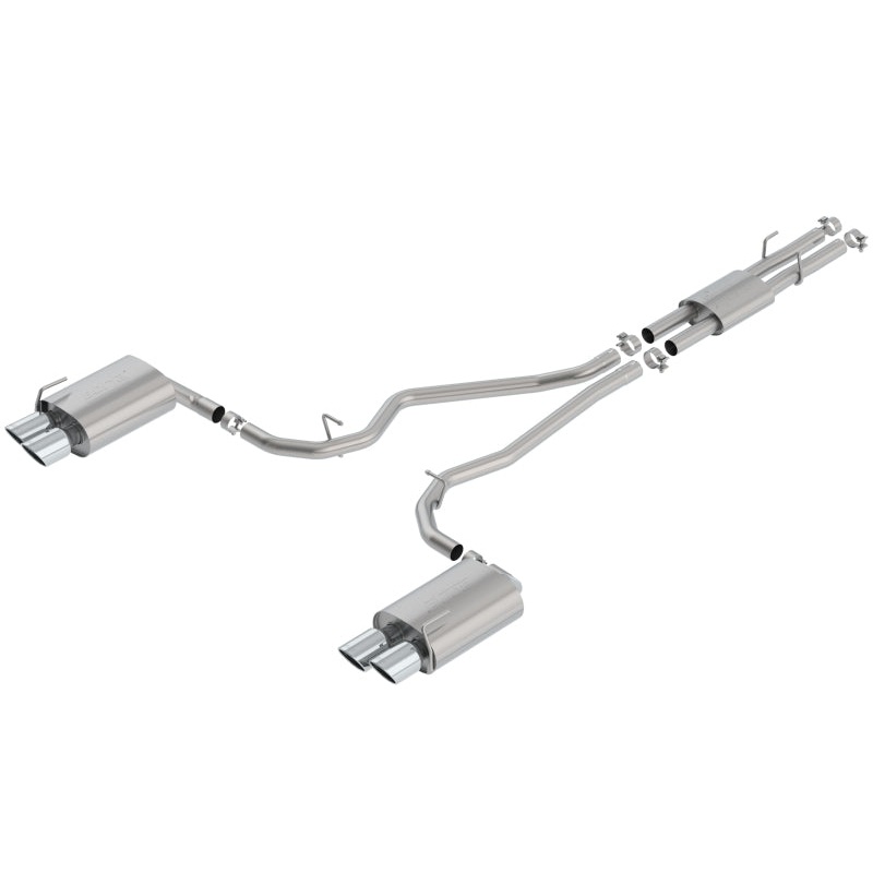 Borla 2020 Ford Explorer ST 3.0L V6 2.25in ATAK Exhaust – Chrome Tips