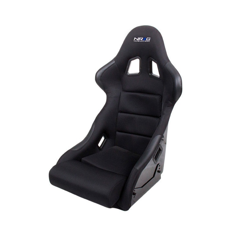NRG Carbon Fiber Bucket Seat Black (Large)  Each