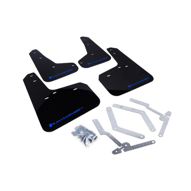 Rally Armor 2012-17 Ford Focus, ST & 2016+ RS Mud Flap Blue Logo