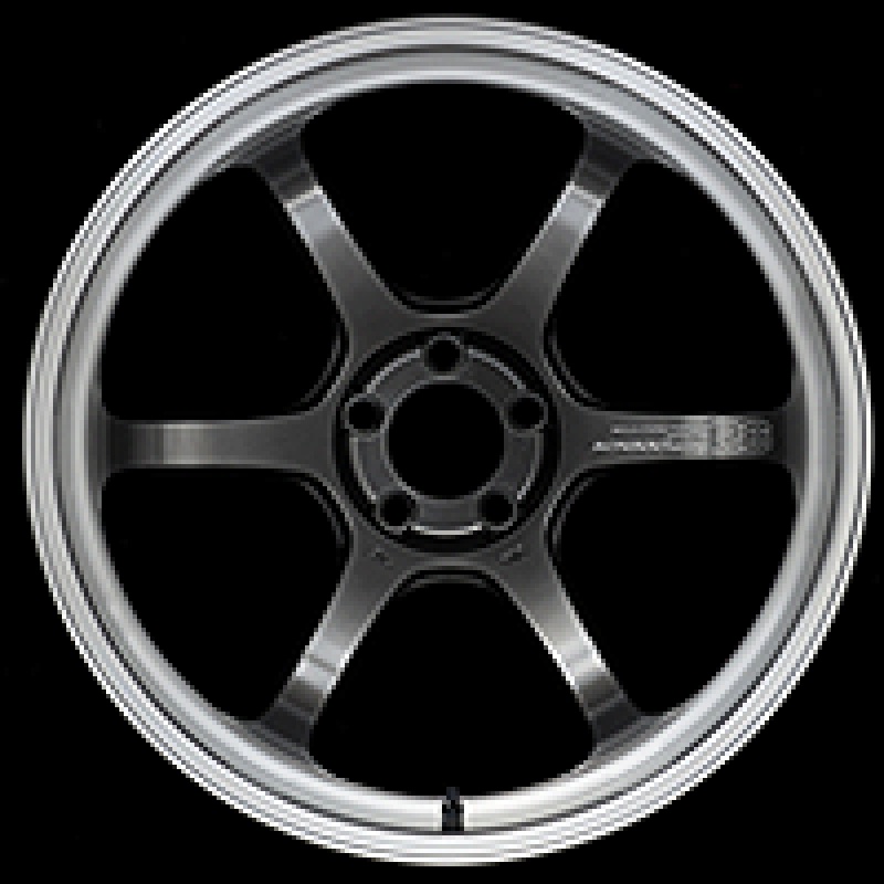 Advan R6 18×9.0 +50 5-120 Machining & Racing Hyper Black Wheel