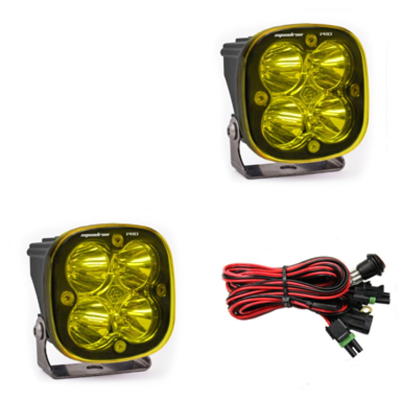 Baja Designs Squadron Pro Series Spot Pattern LED Light Pods – Amber