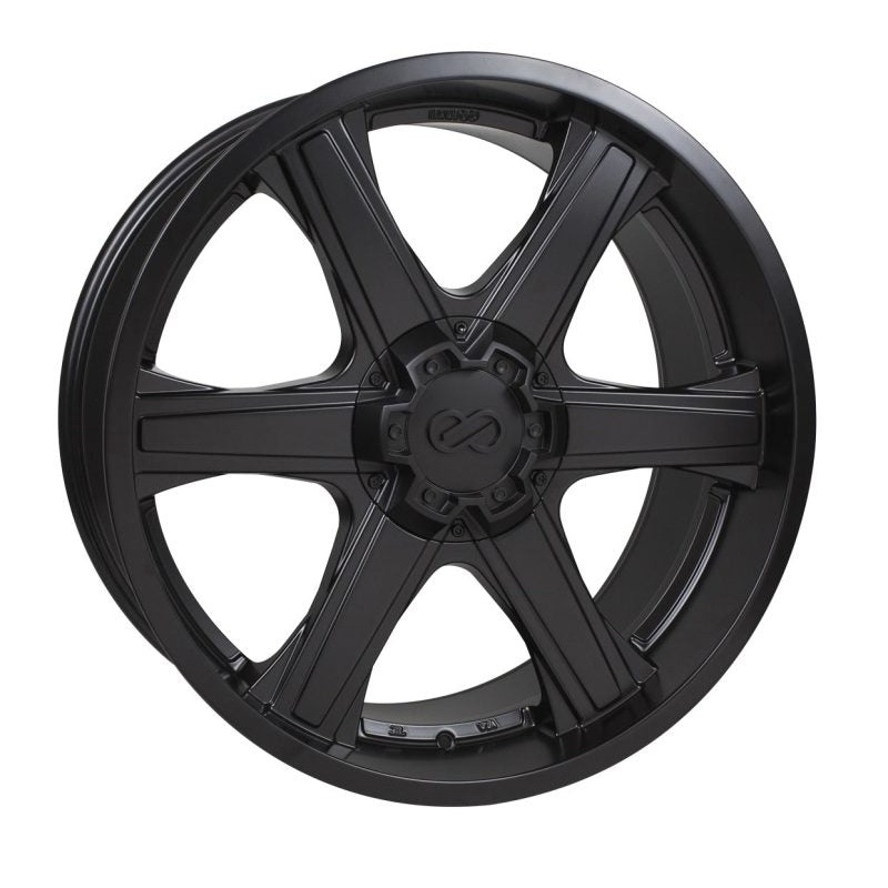 Enkei BHAWK 20×9.5 6×139.7 10mm Offset 108mm Bore Black Wheel