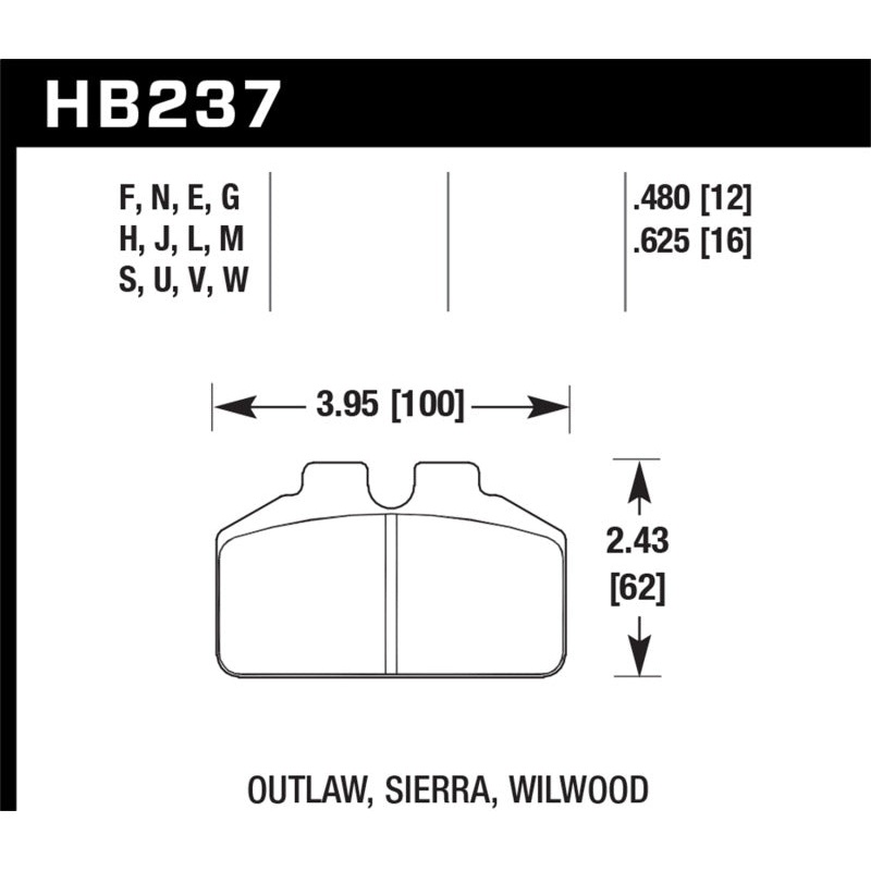 Hawk HP+ Street Brake Pads