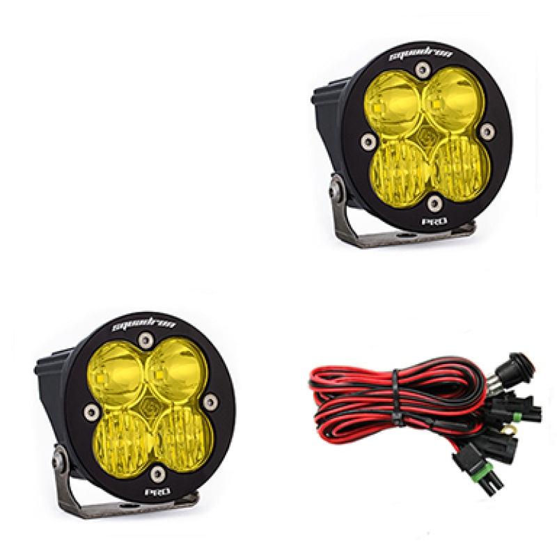 Baja Designs Squadron R Pro Driving/Combo Pair LED Light Pods – Amber