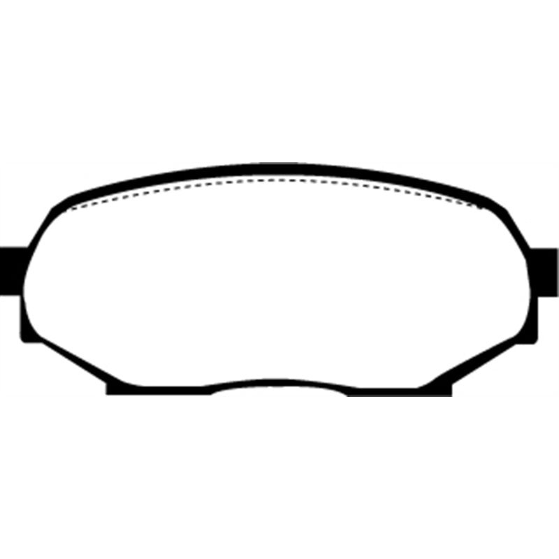 EBC 90-93 Geo Storm 1.6 Redstuff Front Brake Pads