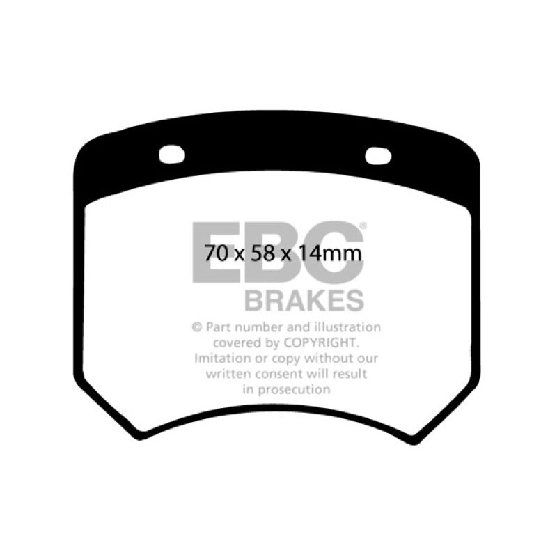 EBC Lockheed LD20 Caliper Orangestuff Brake Pads