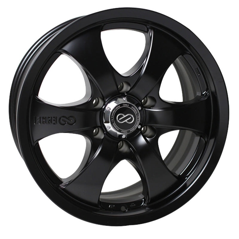 Enkei M6 Universal Truck & SUV 20×9 30mm Offset 6×135 Bolt Pattern 87mm Bore Black Wheel