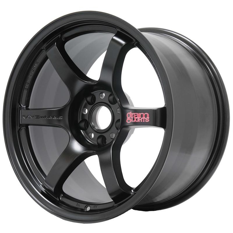 Gram Lights 57DR 18X10.5 +22 5-114.3 SEMI GLOSS BLACK (Evo)