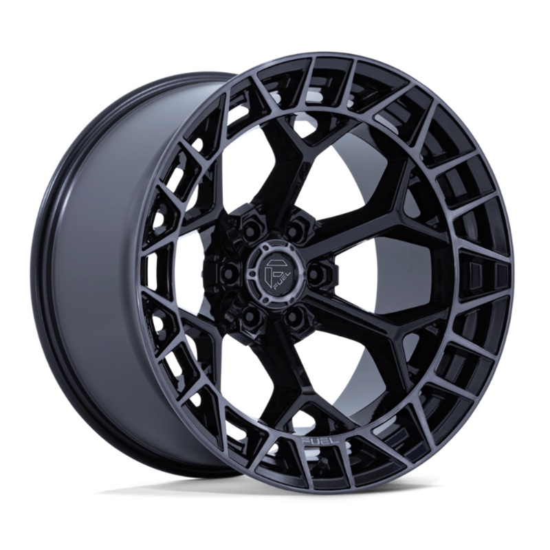 20×10 Fuel Charger FC873 Gloss Black Brushed Dark Tint