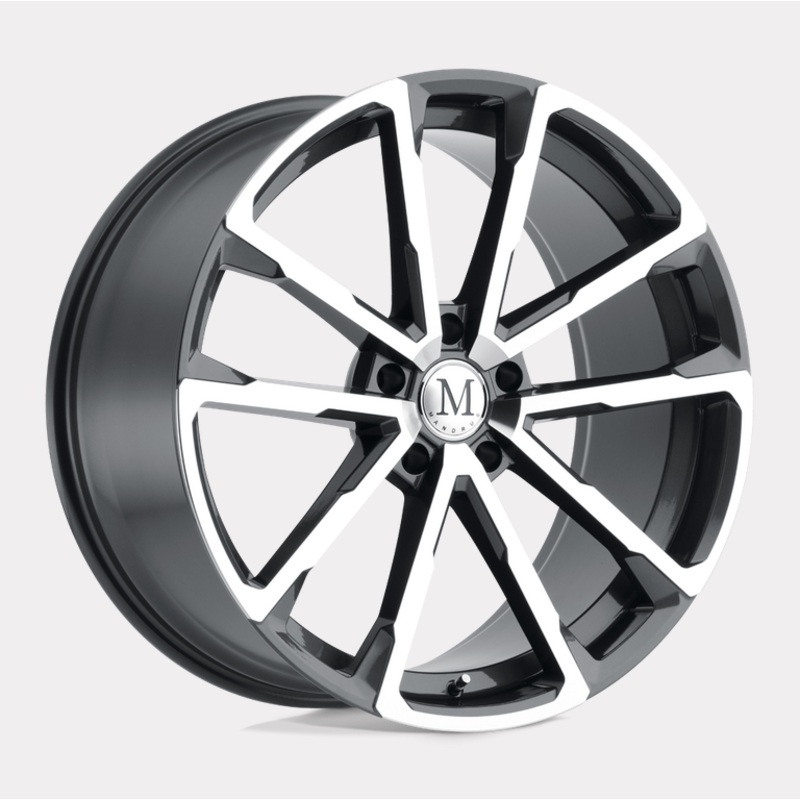 22×10.5 Mandrus Wolf Gloss Gunmetal w/ Mirror Cut Face