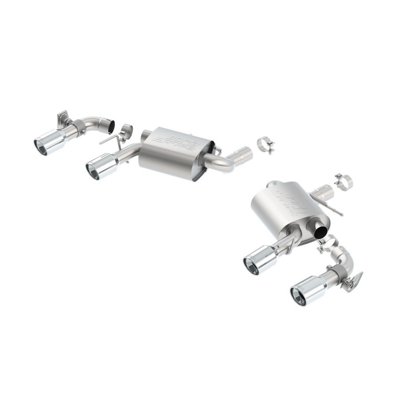 Borla Dual Exit Rear Section Exhaust S-Type 2016-2024 Chevy Camaro SS (6.2L)